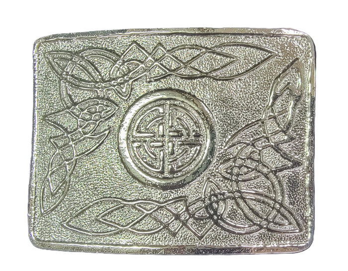 Buckle - Celtic Circle (Silver Chrome)