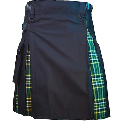 Hybrid Kilt with Irish National in the Pleats