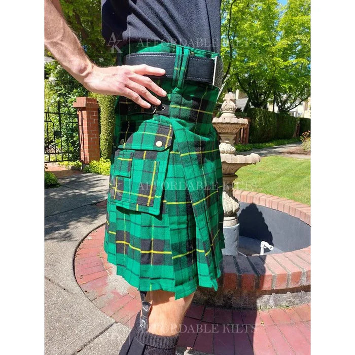 Wallace Hunting Tartan Utility Kilt- Ready to Ship