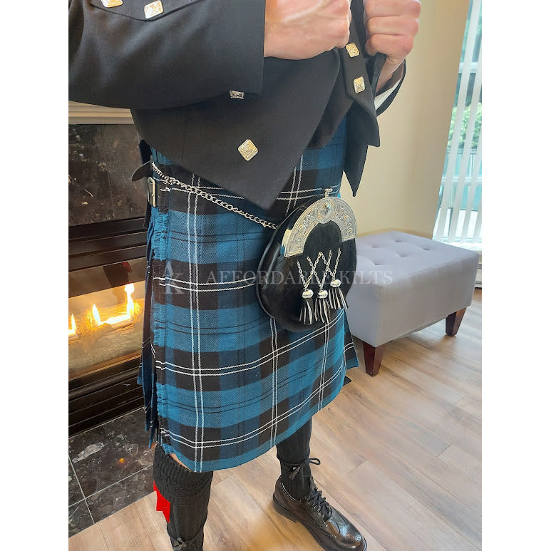 Blue hot sale tartan kilt