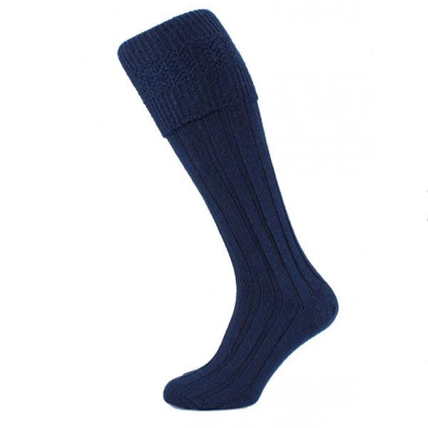 Kilt Socks / Kilt Hose - Navy - Affordable Kilts