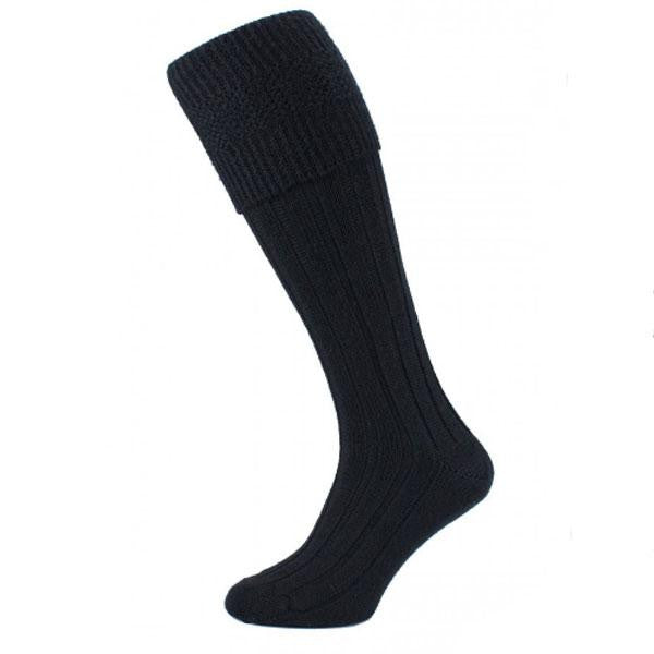 Kilt Socks / Kilt Hose - Black - Affordable Kilts